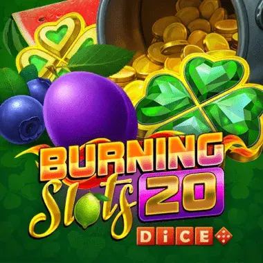 Burning Slots 20 Dice logo