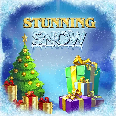 Stunning snow logo