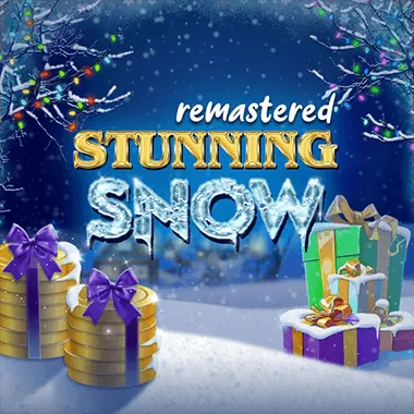 Stunning snow Remastered logo