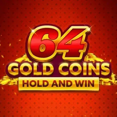 64 Gold Coins Hold and Win logo