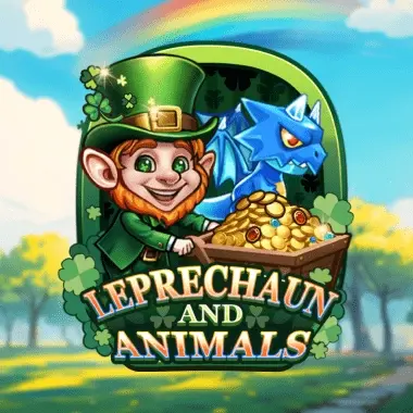 Leprechaun and Animals logo