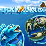 Lucky Angler: A Snowy Catch image