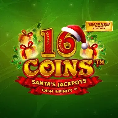 16 Coins Grand Gold Edition Santa's Jackpots logo