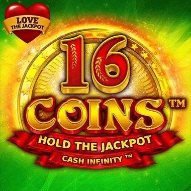 16 Coins Love the Jackpot logo