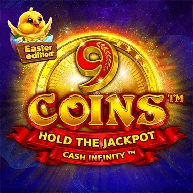 9 coins Easter logo