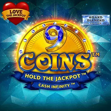 9 Coins Grand Diamond Love the Jackpot logo