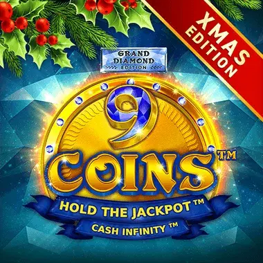 9 Coins Grand Diamond Xmas logo