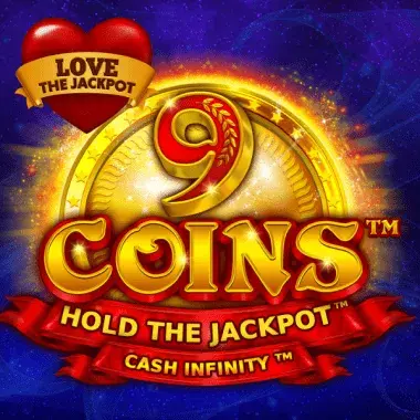 9 Coins Love the Jackpot logo
